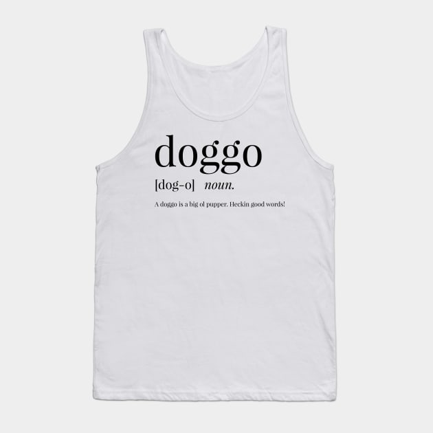 Doggo Definition Tank Top by definingprints